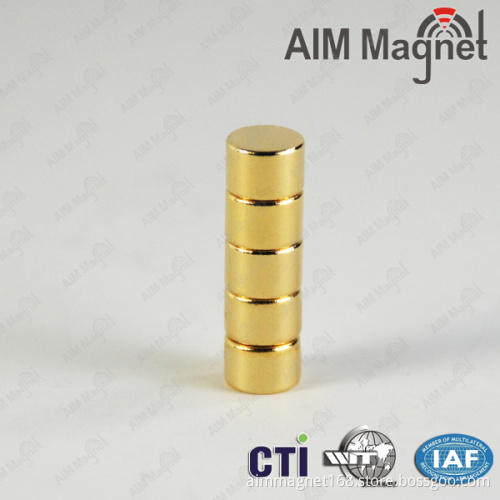 Ag coating small disc neodymium magnet for jewelry